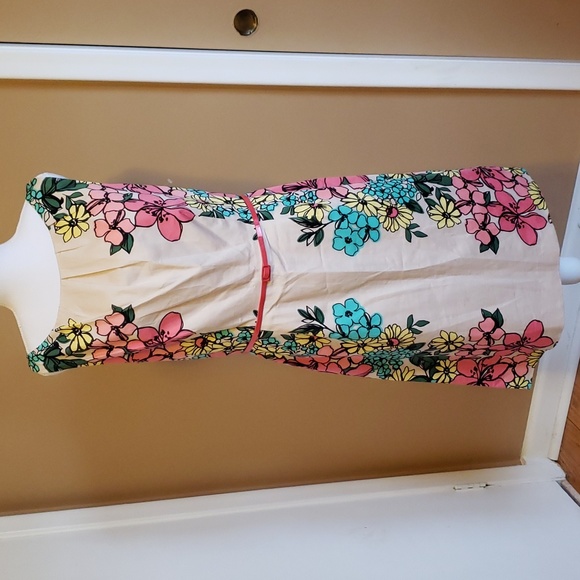 9&CO. tropical floral print Sheath Dress 16 - Picture 1 of 13